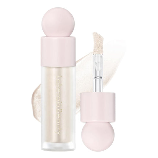 Liquid Highlighter Makeup, Natural Glow Face Highlighter Stick, Silky Smooth Light Liquid Luminizer, Long Lasting Highlight Face Illuminator Make Up, #01 Moonlight White